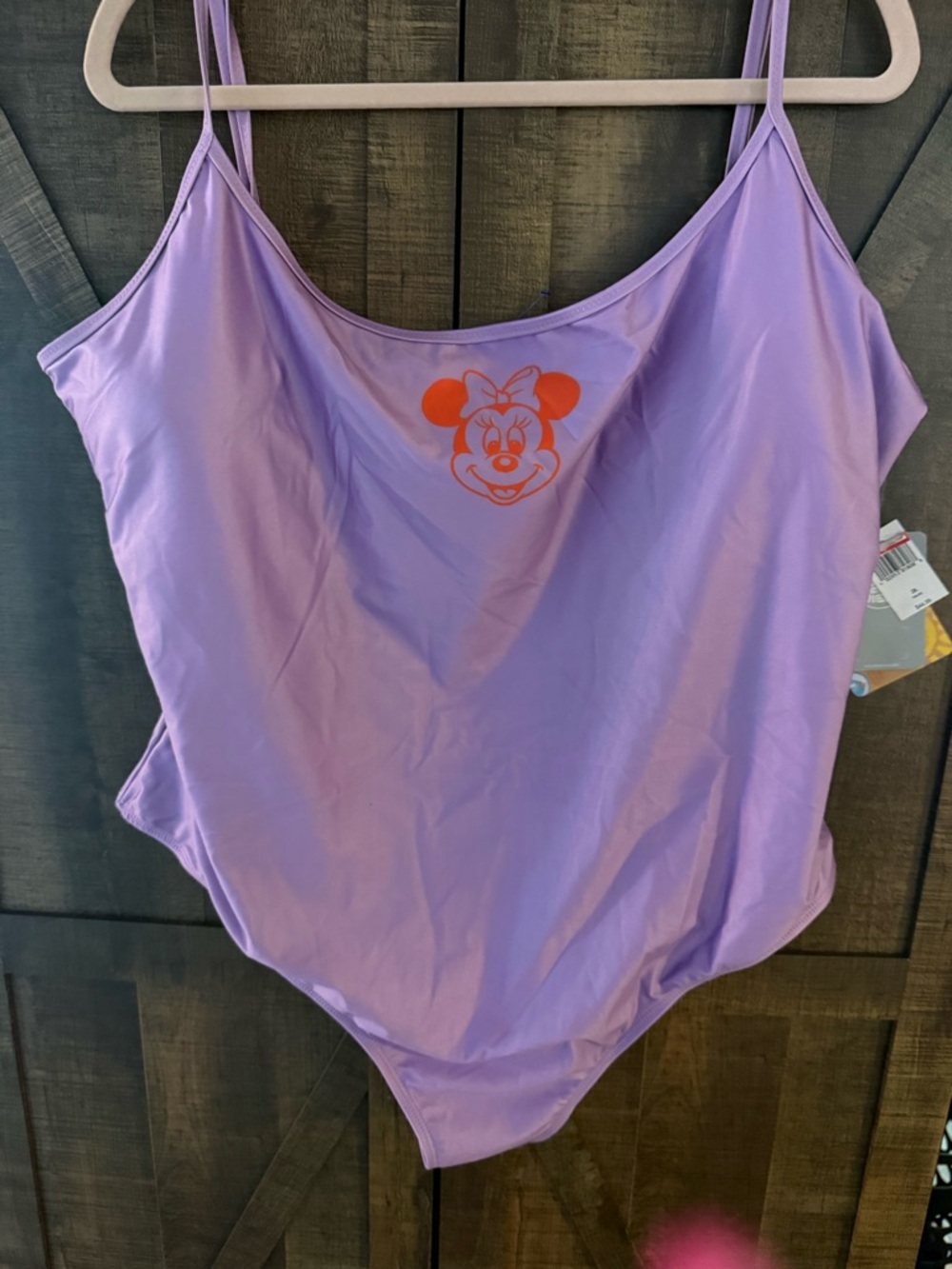 2xl Lavender Minnie Mouse One-Piece Swimsuit